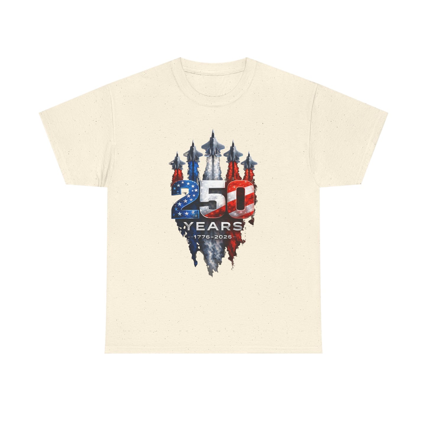 25th Anniversary USA Flag Jets T‑Shirt — Patriotic Airshow Celebration Tee