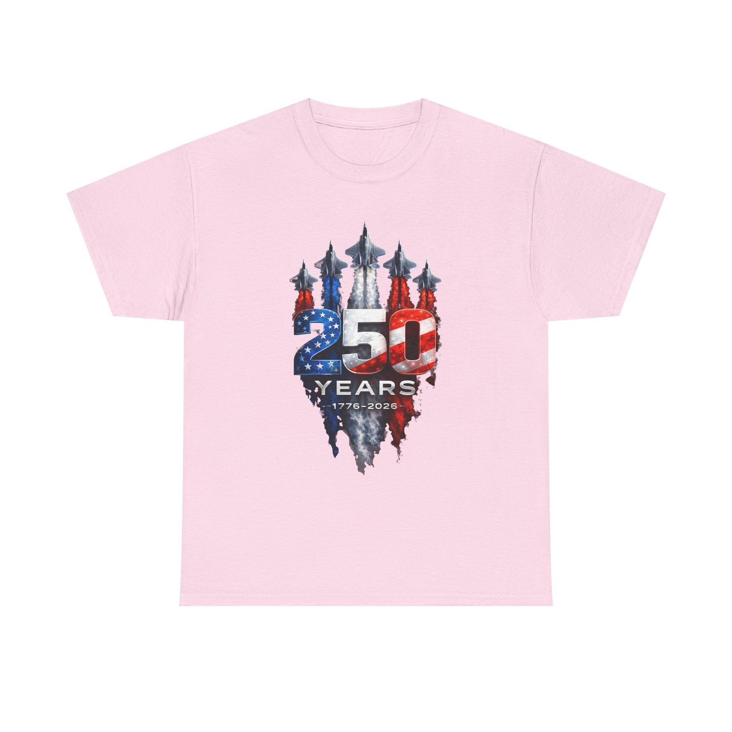 25th Anniversary USA Flag Jets T‑Shirt — Patriotic Airshow Celebration Tee