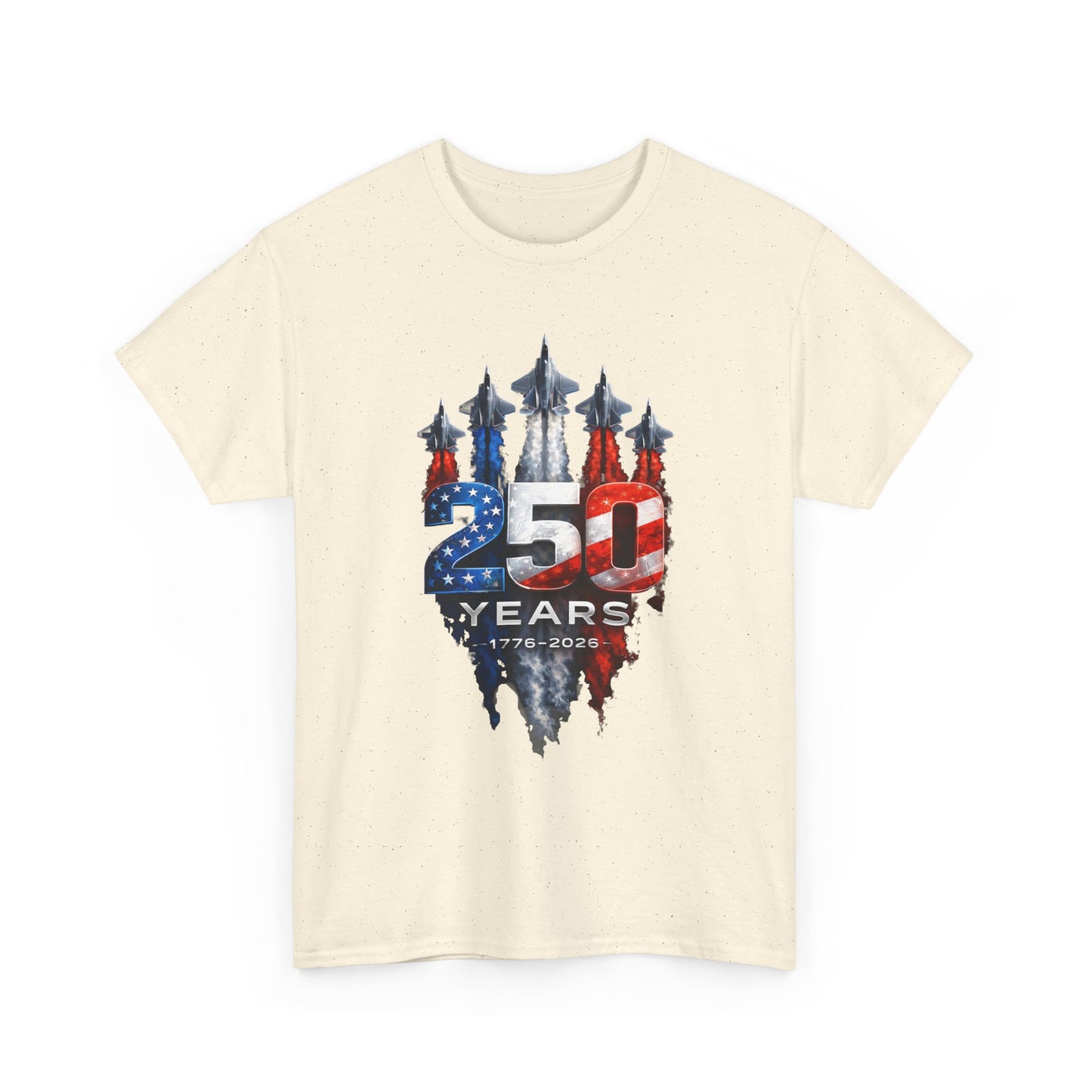 25th Anniversary USA Flag Jets T‑Shirt — Patriotic Airshow Celebration Tee