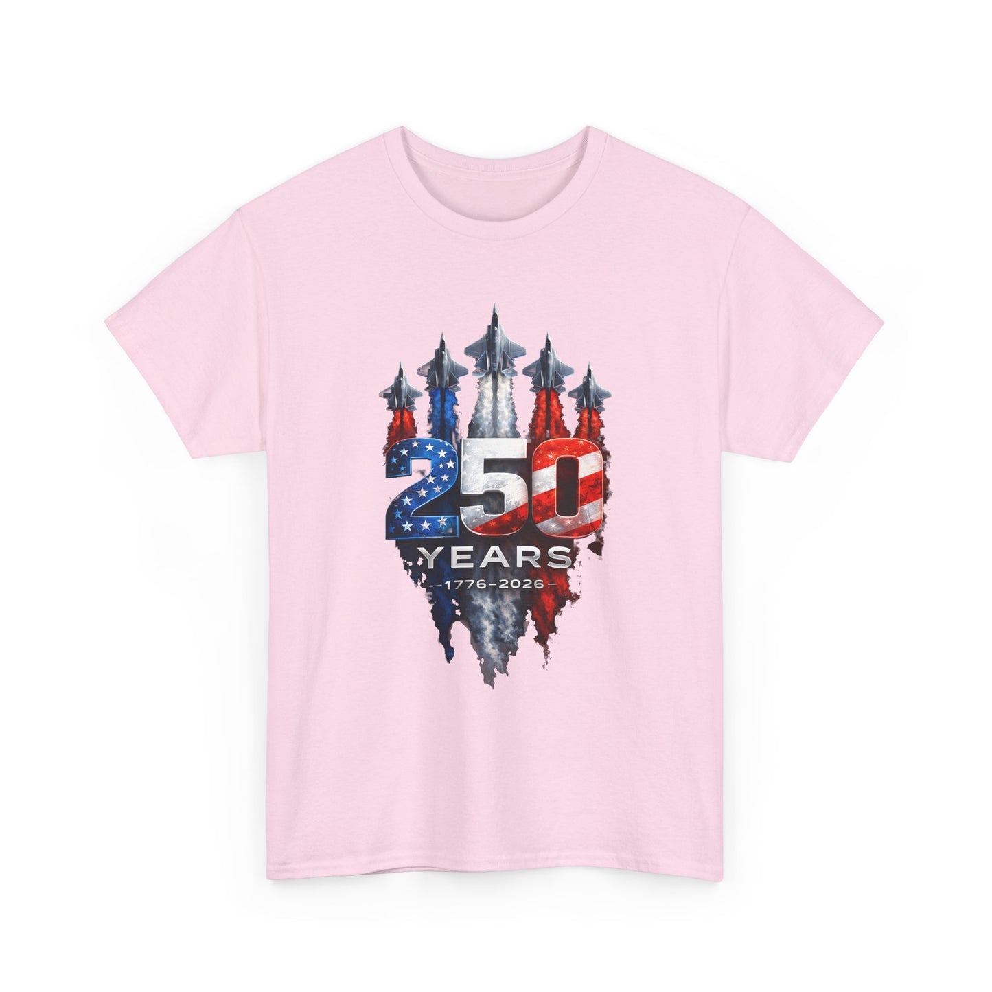 25th Anniversary USA Flag Jets T‑Shirt — Patriotic Airshow Celebration Tee