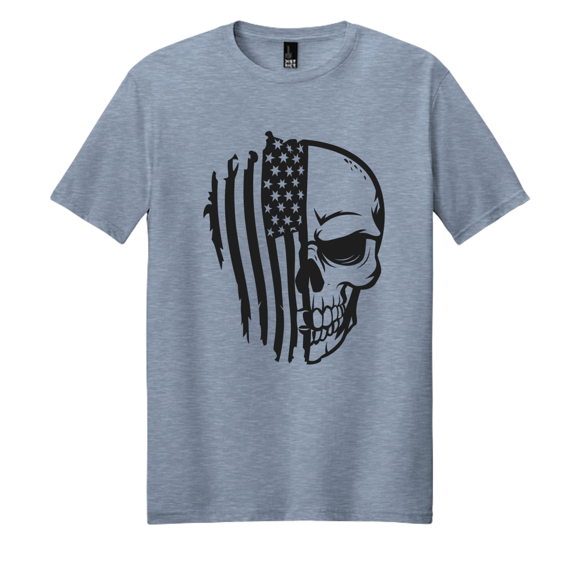 Flint Blue Heather - DM108 - FRONT