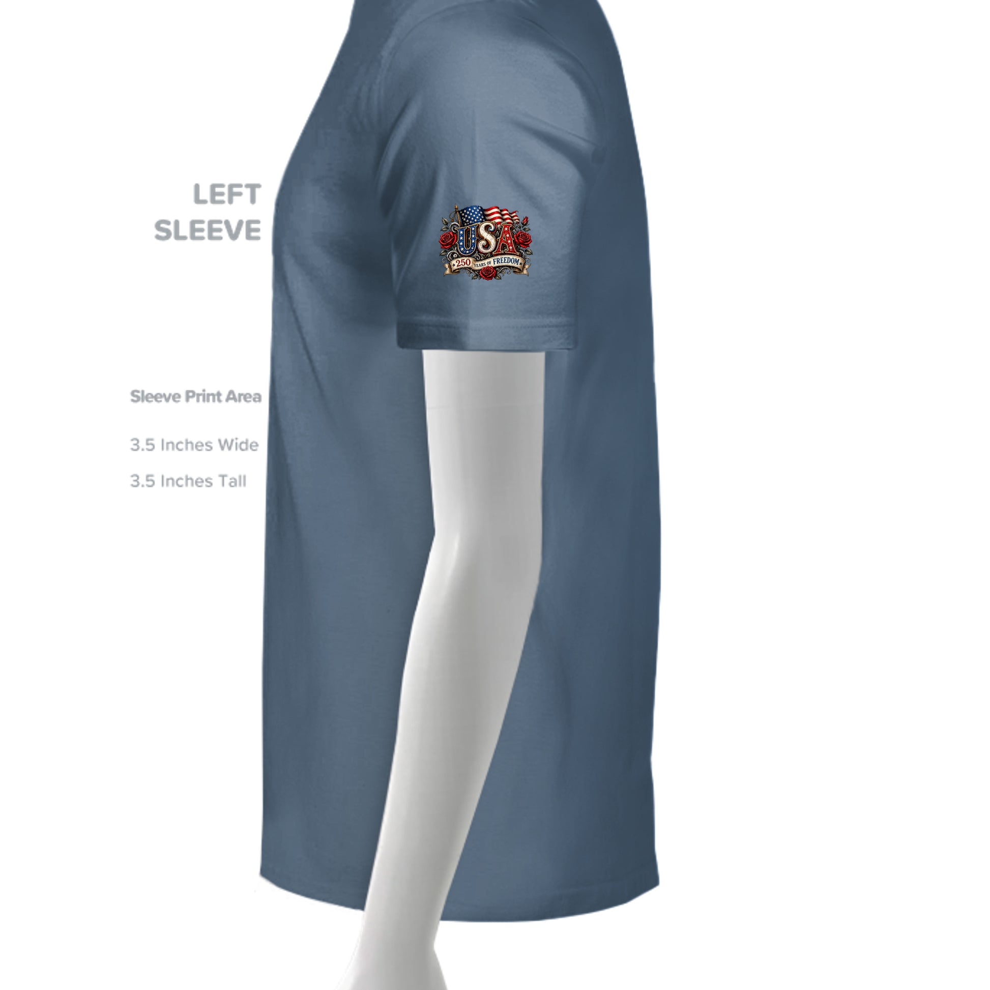 INDIGO BLUE - G200 - SLEEVE_LEFT