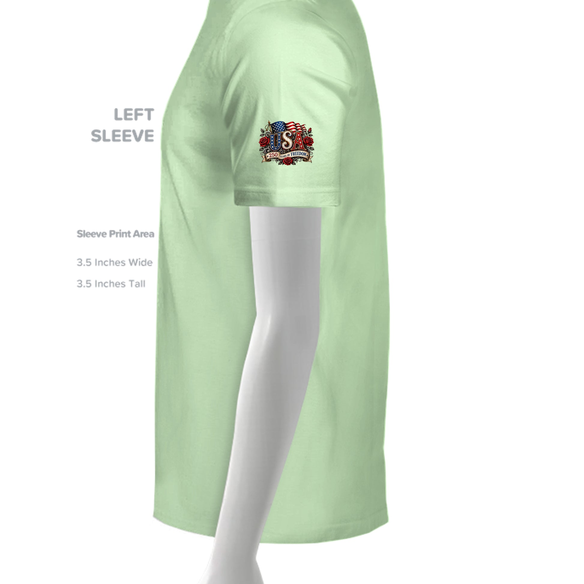 MINT GREEN - G200 - SLEEVE_LEFT