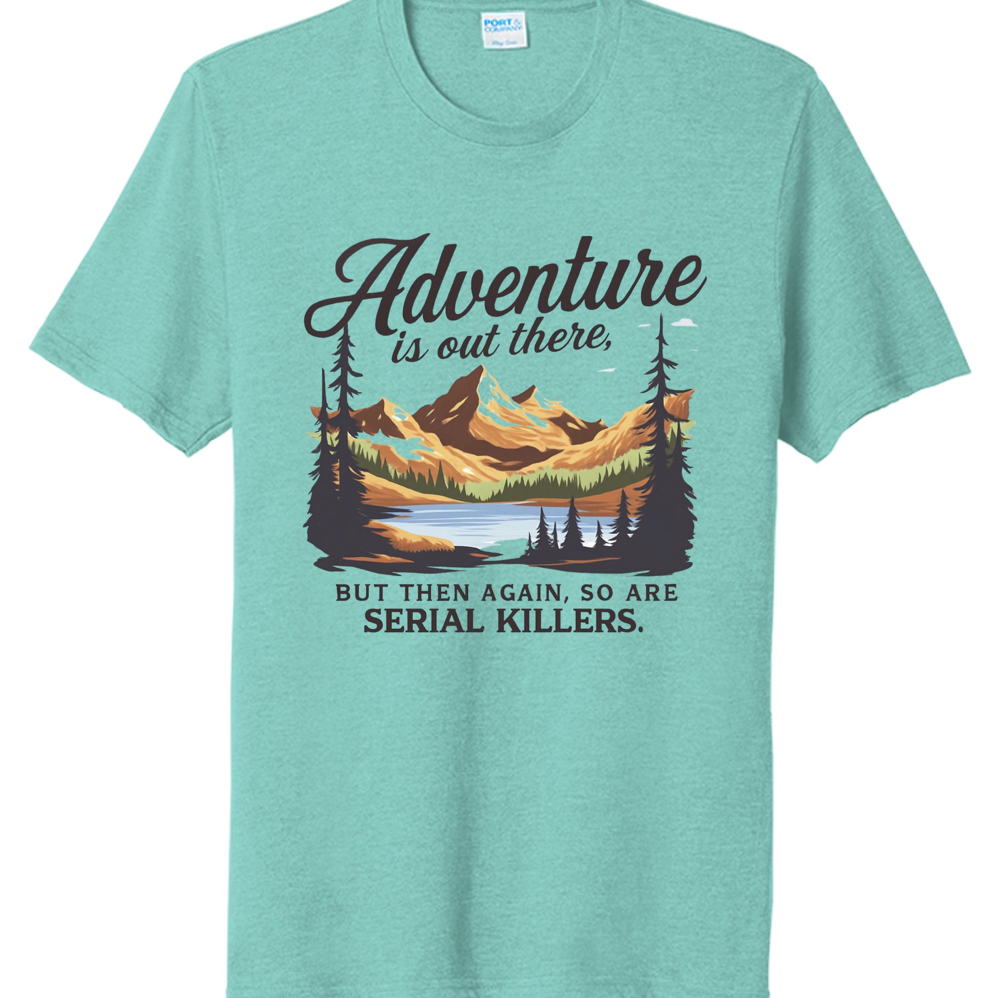 Vivid Teal Heather - PC330 - FRONT